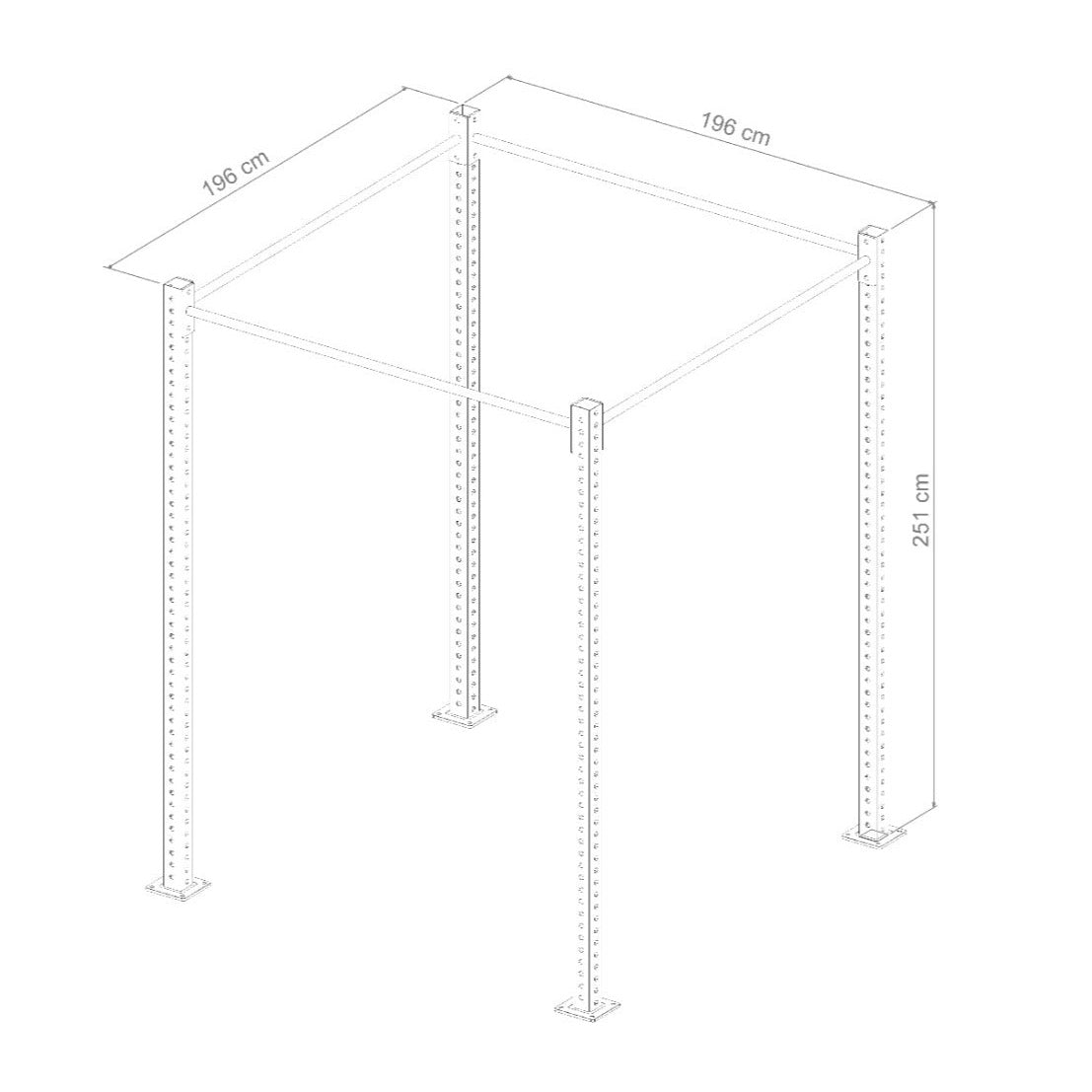 Floor Calisthenics Rack